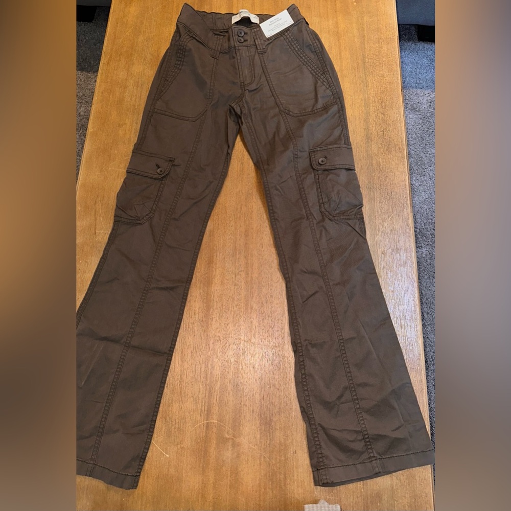 Hollister Brown Boot Cut Pants